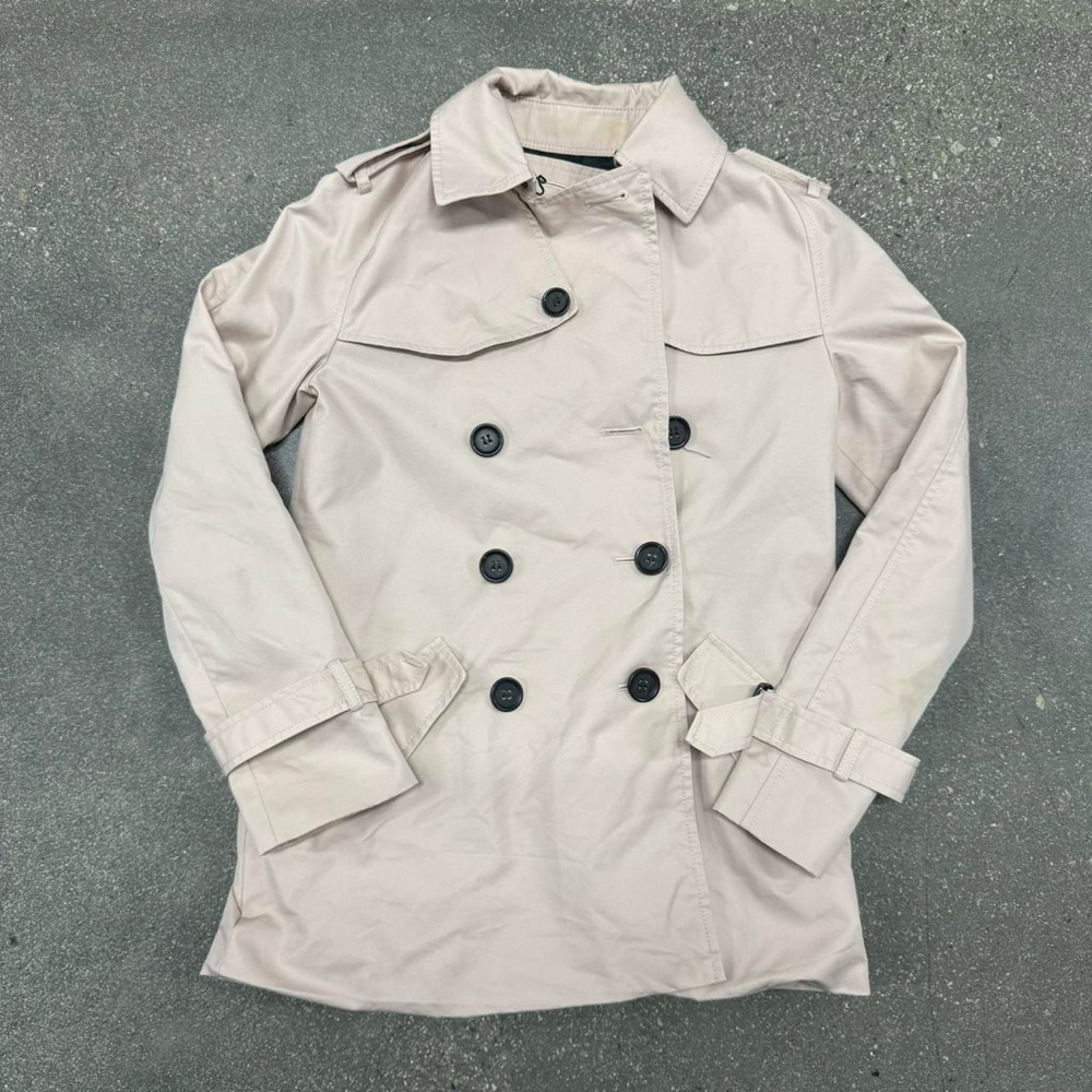 Y2K 2000s Coach trench coat style jacket see measurements